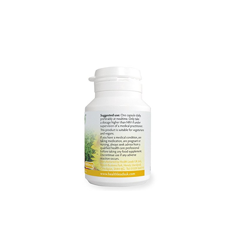 Biotin (Vitamin B7) 1000mcg x 60 Capsules (Magnesium Stearate Free)