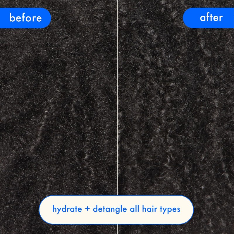 amika Hydro Rush Intense Moisture Leave-In Conditioner with Hyaluronic Acid,