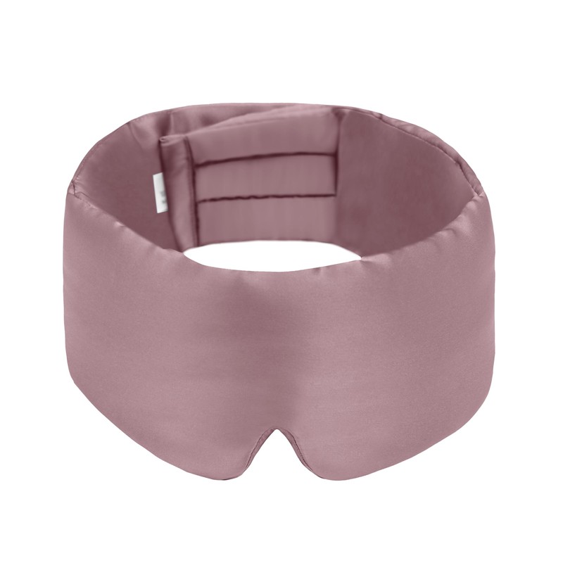 100% Mulberry Silk Sleep Mask, Large Adjustable Eye Cover for