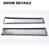 CROSSDESIGN Front Lower Fender Chrome Molding Trim Compatible with 1981-1988