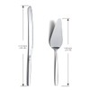 Berglander Wedding Cake Knife and Server Set, Stainless Steel Cake