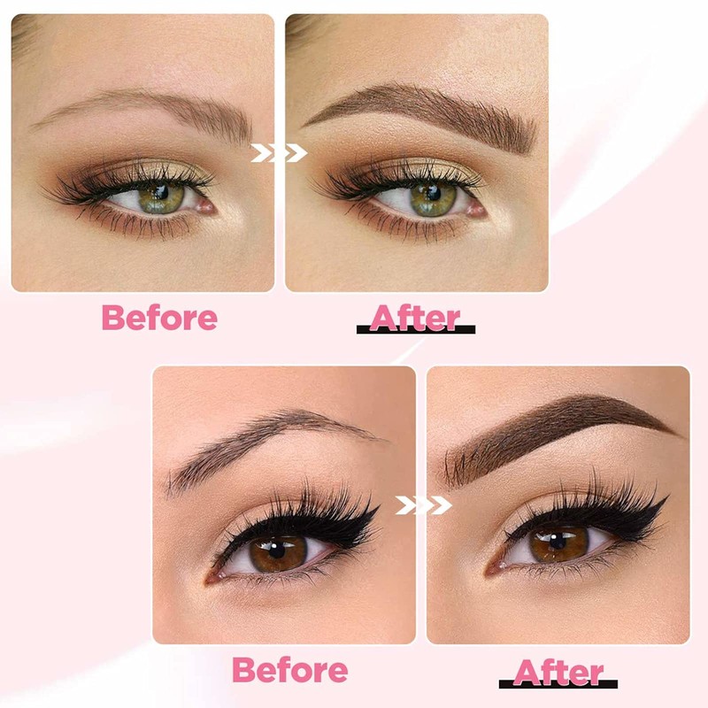 Skymore Eyebrow Ruler, 100Pcs Eyebrow Stencil Microblading Ruler, Disposable Eyebrow