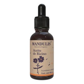 Mandulis Aceite De Ricino Castor Oil 50ml Orgánico Pestañas/Cejas