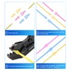 KONBUR 700Pcs Nylon Spade Quick Disconnect Connectors kit, Electrical Fully-Insulated