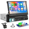 Single Din Wireless Carplay Car Stereo with Bluetooth, Rimoody 7