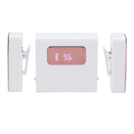 1 to 2 Wireless Microphone Noise Reducing Lavalier Mic for Video Recording Live Streaming Outdoor Use ABS Material 20 Meter Transfer Distance