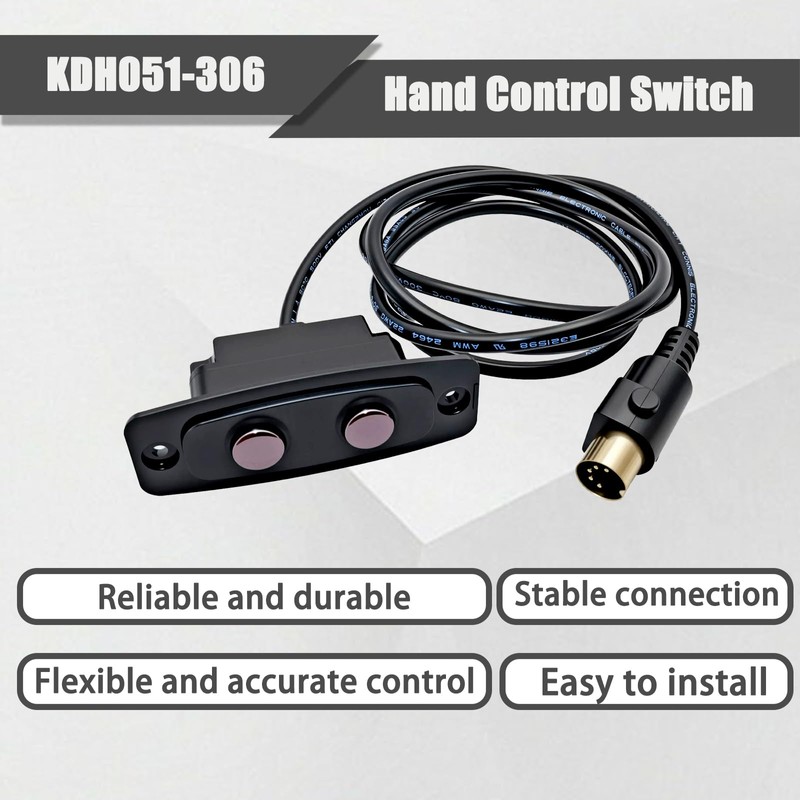 KDH051-306 Recliner Switch for Kaidi Mulin,2 Button 5 Pin
