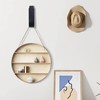 OCIOLI 2 Pieces Curtain Tiebacks Wood Curtain Holdbacks U Shaped