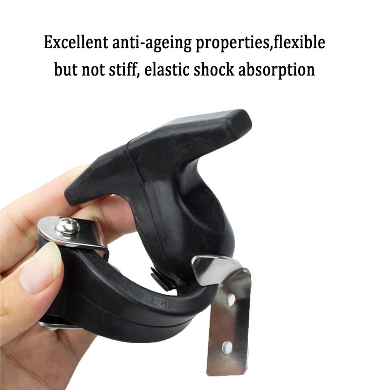 LONGHAO 2 pcs T-Handle Hasp Stainless Steel Rubber Hood Lock