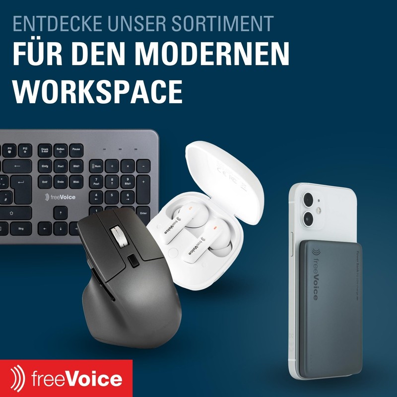 freeVoice Elite Cable Organizer, black, Case