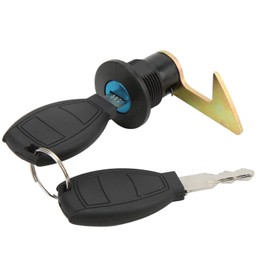 Scooter Fitting Tail Lock, Rear Storage Trunk Lock Aluminum Sturdy Antiaging Plastic Universal for Electric Motorcycles A long hook