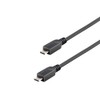 ELECTOP Micro USB Female to 2 Micro USB Male Splitter