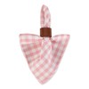 DII Gingham Check Tabletop Collection, Pink, Napkin Set