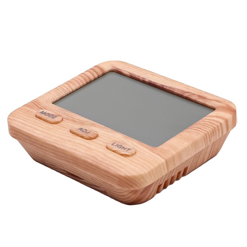 Tiardey Digital Hygrometer, Temperature and Humidity Meter with Desk Clocks,