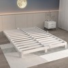 ITIMIDI 4 Inch White King Size Bed Frame, Metal Platform