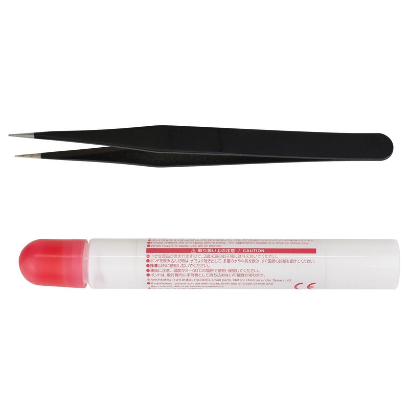Kawada PS-07 Paper Nano Tweezers & Bond Set, For Ages