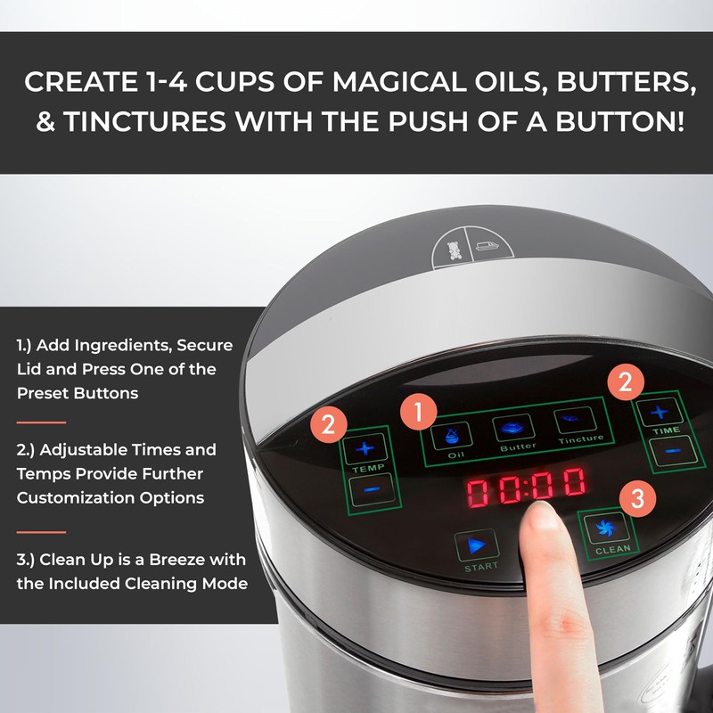 Infusion Buds Butter Infuser Machine- Herbal Butter Maker Machine |