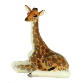 Giraffe Baby Lomonosov Porcelain Collectible Figurine