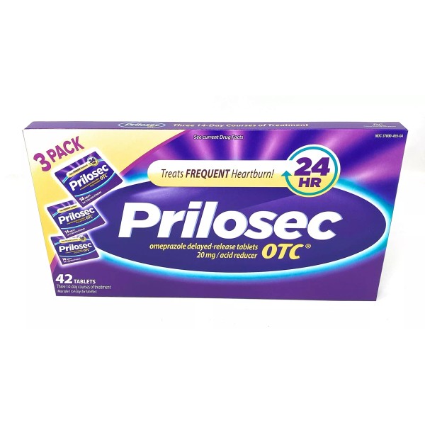 Prilosec OTC (3 Pack of 14) 42 tabs