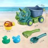 EleGate Set Juego De Playa Para Niños Con Dinosaurios Camion