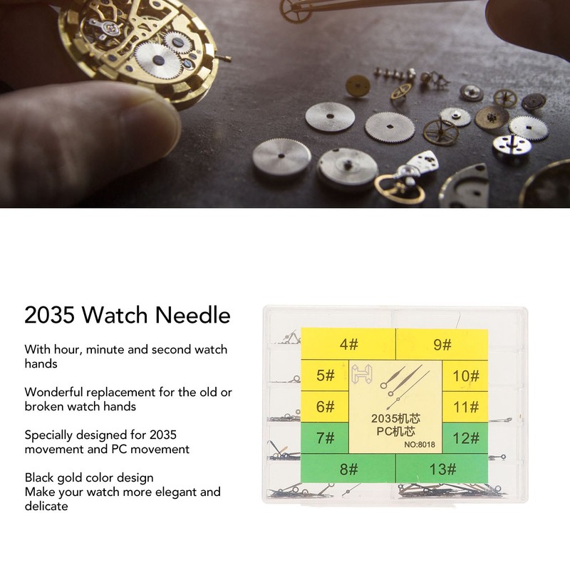 Watch Replacement Hour Minute Second Needles Watch Hands Parts for