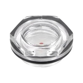 sourcing map Air Compressor Oil Level Indicator Display Glass G1 Glass Liquid Indicator Window