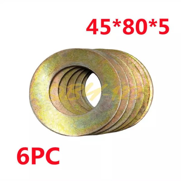 Unbranded 6pc 45x5mm Bucket Pin Shim Iron For kubota,Takeuch