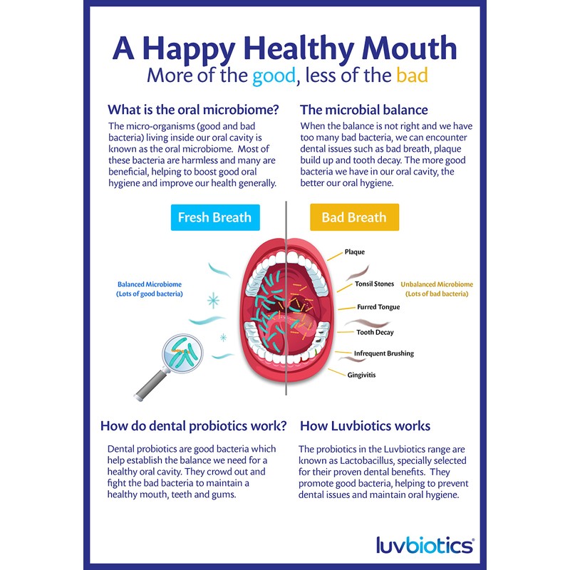 Luv Biotics Original Toothpaste with Probiotics, Xylitol & Aloe Vera