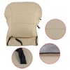 AUTOKAY Leather Custom Made 2 Front Seat Covers Beige Tan