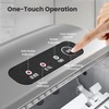 Portable Countertop Ice Maker Machine with Handle, 9 Bullet-Shaped Ice