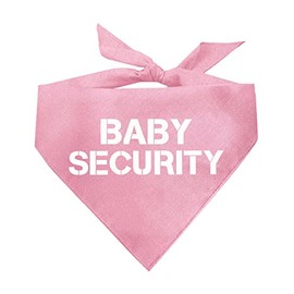Baby Security Baby Announcement Dog Bandana (7 Baby Pink, One Size)