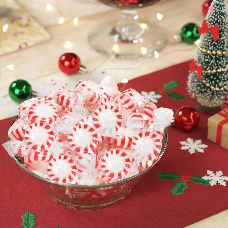 Bulk Starlight Peppermints Candy - 5 Pound Individually Wrapped Christmas