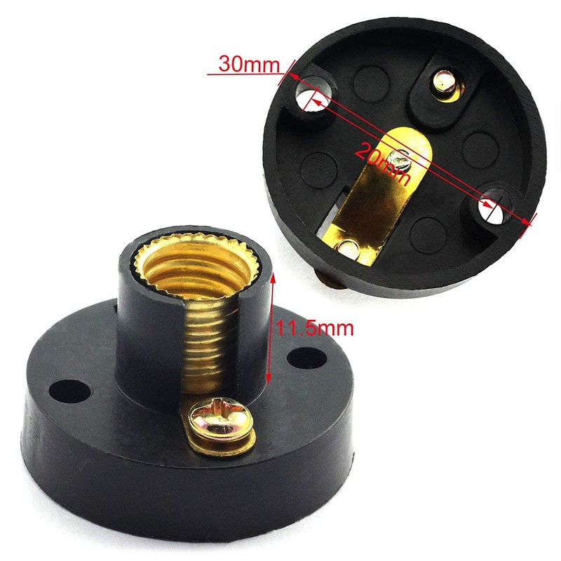 MEETOOT Set of 10pcs Screw Mini Bulb 2.5V and 5pcs