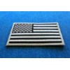 Ivamis Subdued Black White US Flag Patch- 3x2 inch -