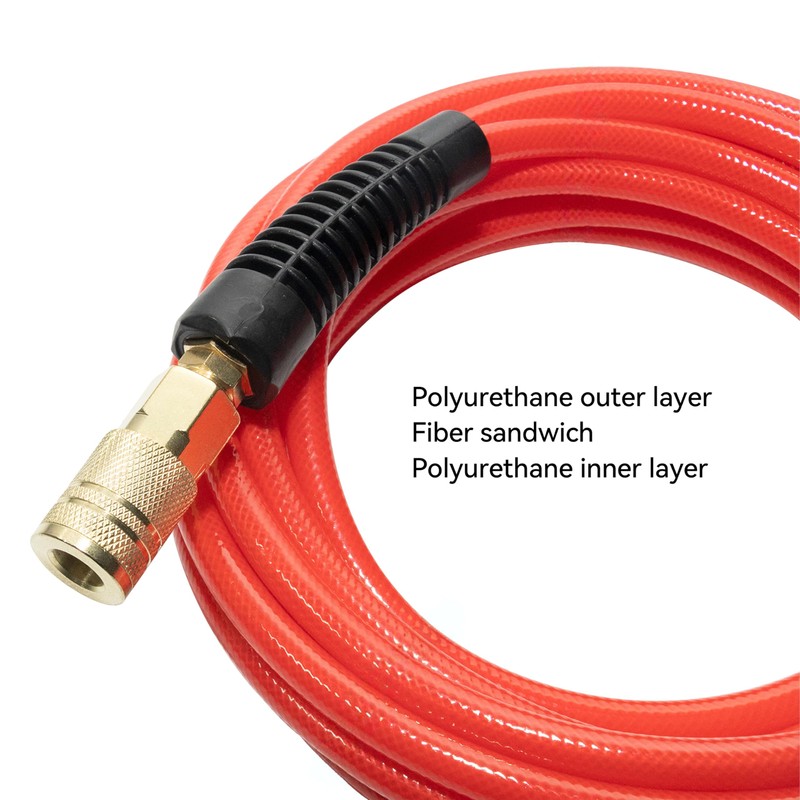 HFS(R) Polyurethane Air Hose with 1/4" MNPT Coupler for Air-Powered