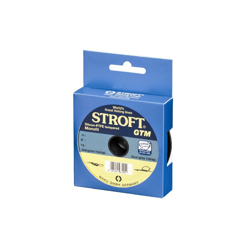 Stroft GTM Fishing Line - 0.14, 2.2Kg, Blue-Grey / Transparent