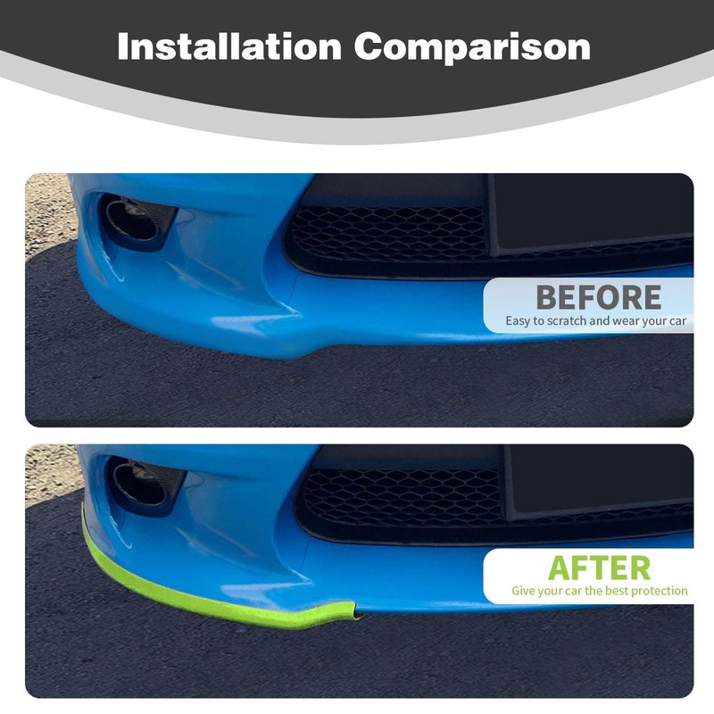 PDKLIN for Charger Front Bumper Lip Splitter Protector Cover Trim