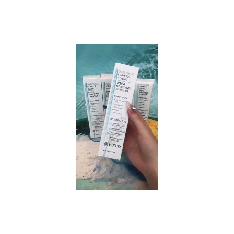 Cream Facial Hydro Boost Hidratante Colágeno Cica Weud 300g