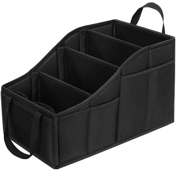 YOHOOLYO Car Organiser, Children's Back Seat with 4 Compartments and
