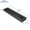 Magnetpro Rectangular Magnets 80 LBS Force Size 2.36" x 0.53"
