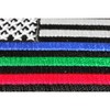 Blue Green and Red Striped American Flag Patch - 3.5x2