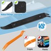 4140 Dual-purpose Steel Pry Bar, Multi-Function Trim Removal Tool for