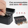SINGARO SINGARO Coin Holder for Car, Coin Change Organizer Compatible