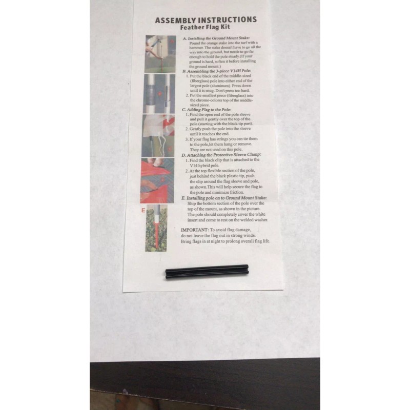 Liquor Windless Flag With Complete Hybrid Pole set