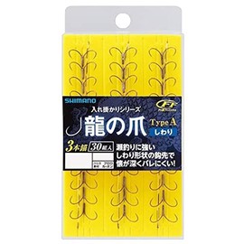 Shimano RG-A24N Ayu Stream Supplies Dragon Claws TypeA Wrinkle 3 Anchor 30 Pairs No. 6.5