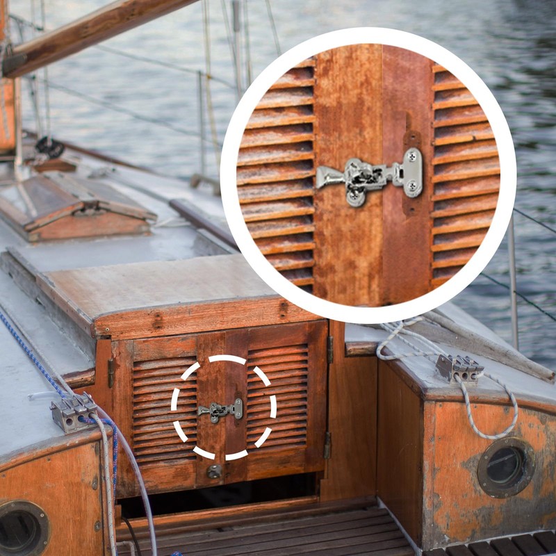Laorde Stainless Steel Hasps Marine Grade 316 SS Boat Latches