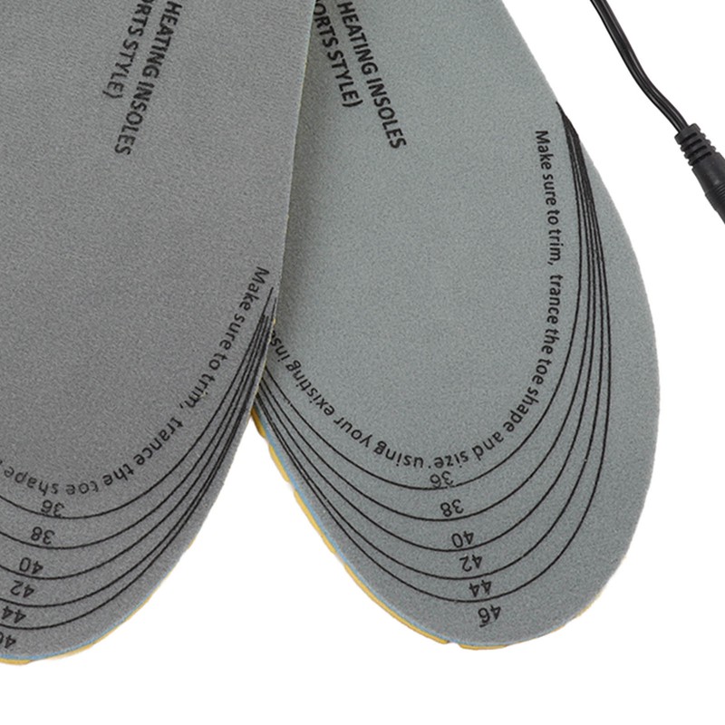 Heated Insoles USB Rechargeable Eletric Foot Warmer for Outdoor Hunting