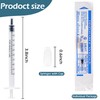 100pcs 1ml Plastic Syringes with Caps (No Needles) Colostrum Syringe
