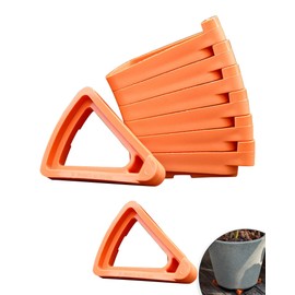 Choclaif Pot Feet for Outdoor Planters Large - 12 PCS of Pot Toes, Elevate Your Flower Pots and Prevent Stains and Water Damage(Orange, Small)