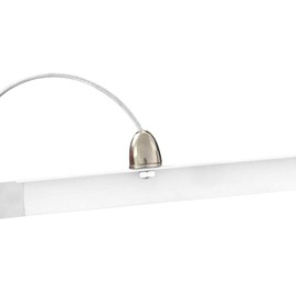 Luxrite Slim Frame LED Edge Light Suspension Kit, Suspension Cable for 2x2 Luxrite Edge Light Panels, Braided Cables and Mounting Hardware